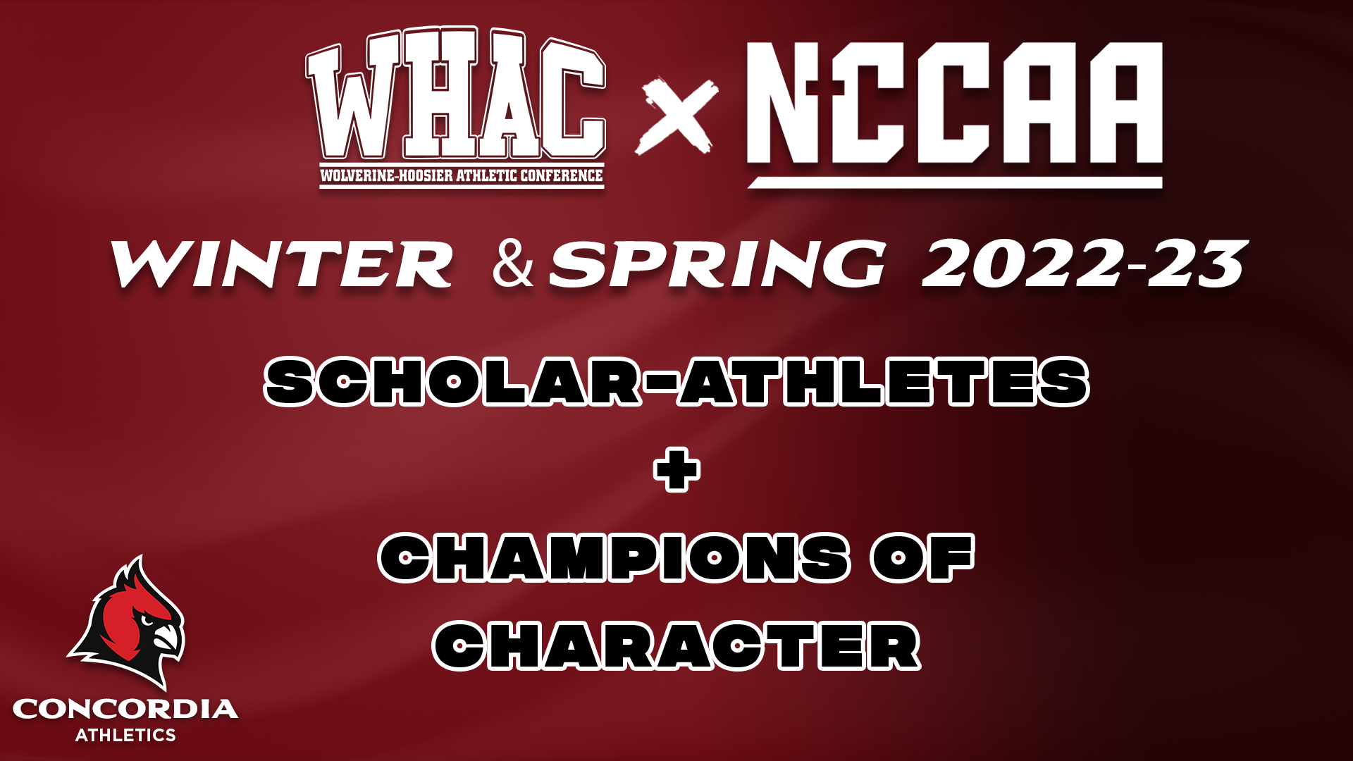 Fall Champions of Character and Scholar-Athletes Announced
