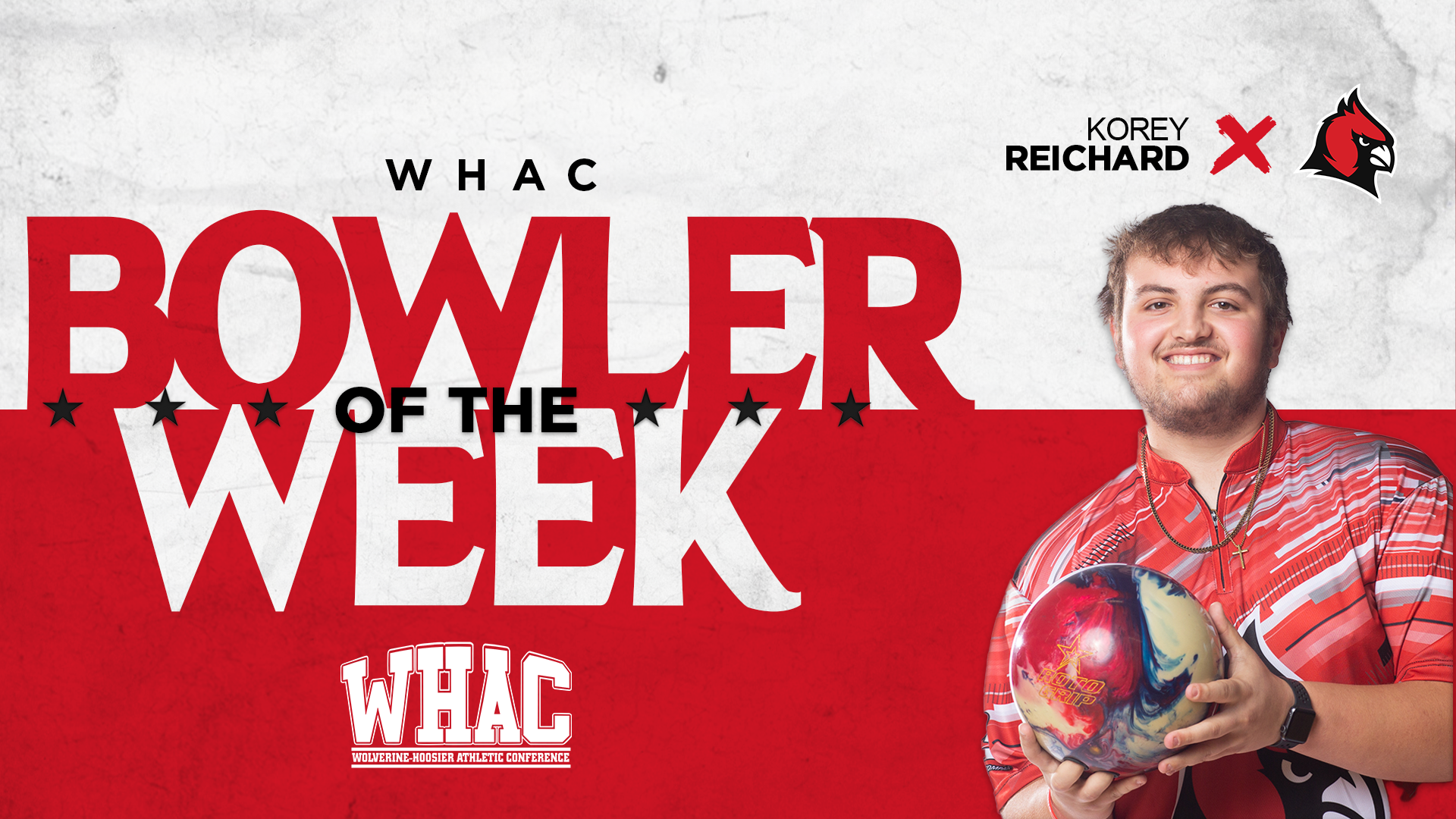 Reichard earns second WHAC Bowler of the Week honors