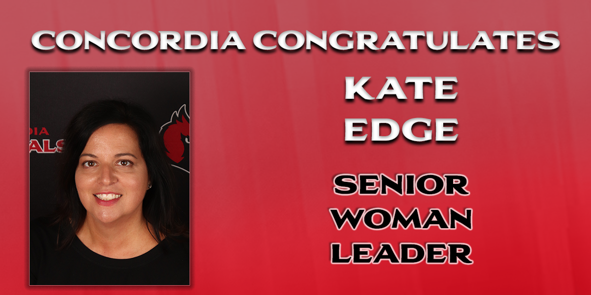 Kate Edge announced as Senior Woman Leader for Concordia Athletics