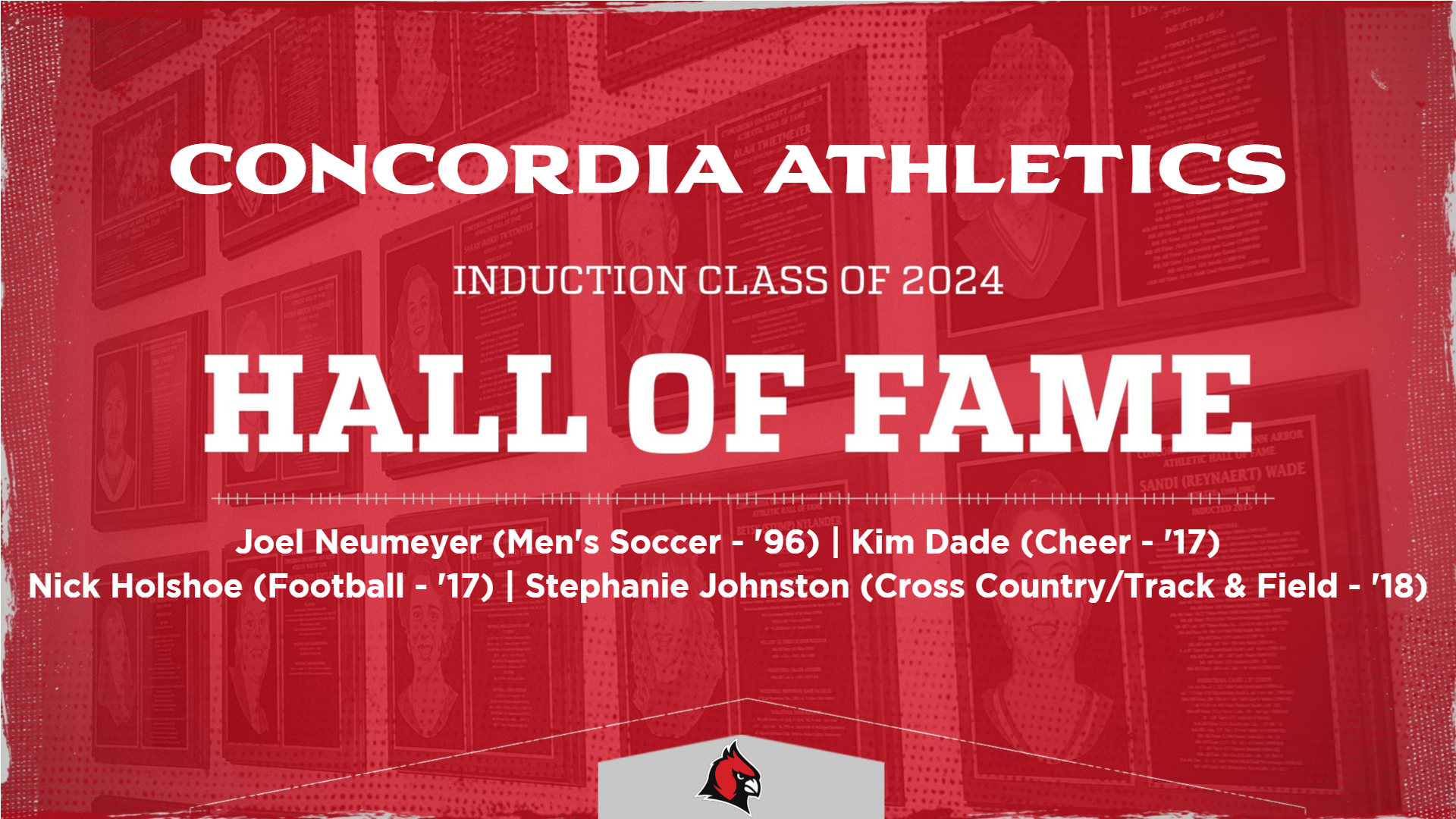Concordia Athletics announces its 2024 Hall of Fame Class