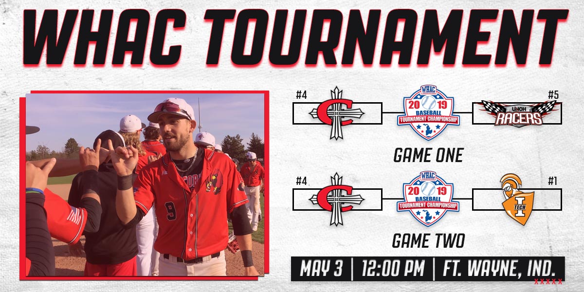 Baseball set to face UNOH and Indiana Tech in opening round of WHAC tournament