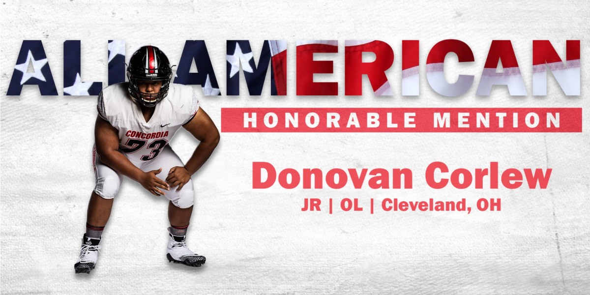 Corlew earns All-American Honorable Mention recognition for second consecutive season