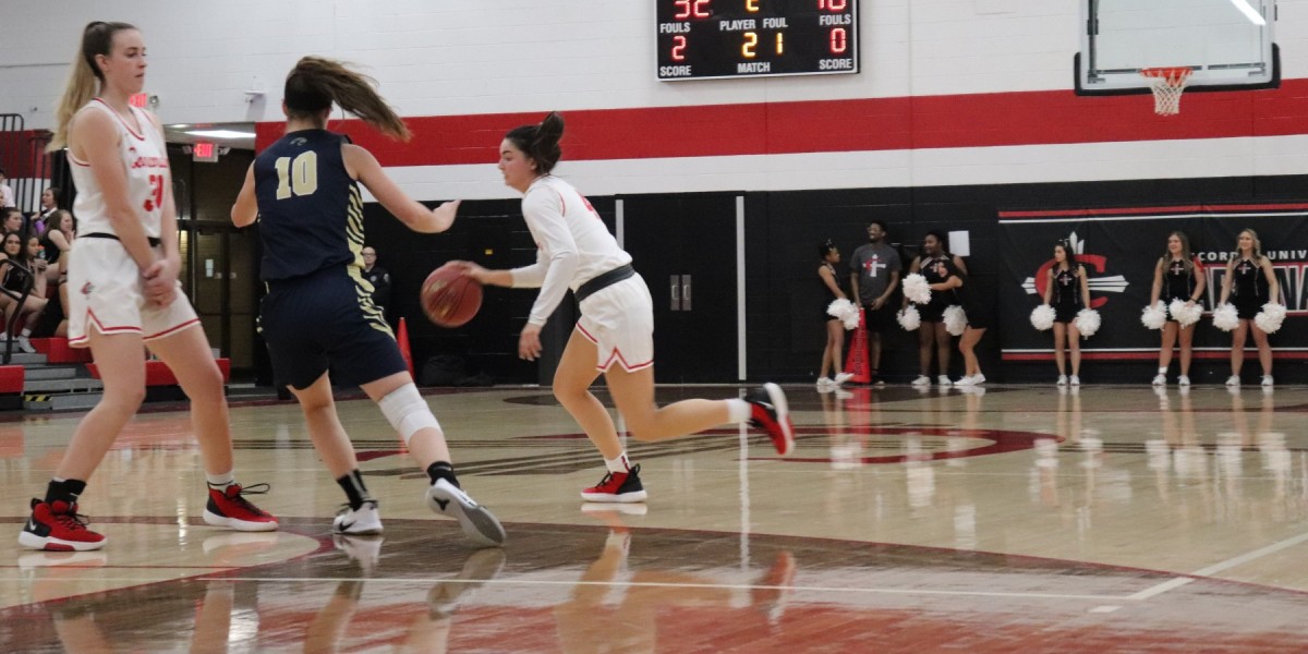 Strong second half lifts women's basketball over Cornerstone 66-38