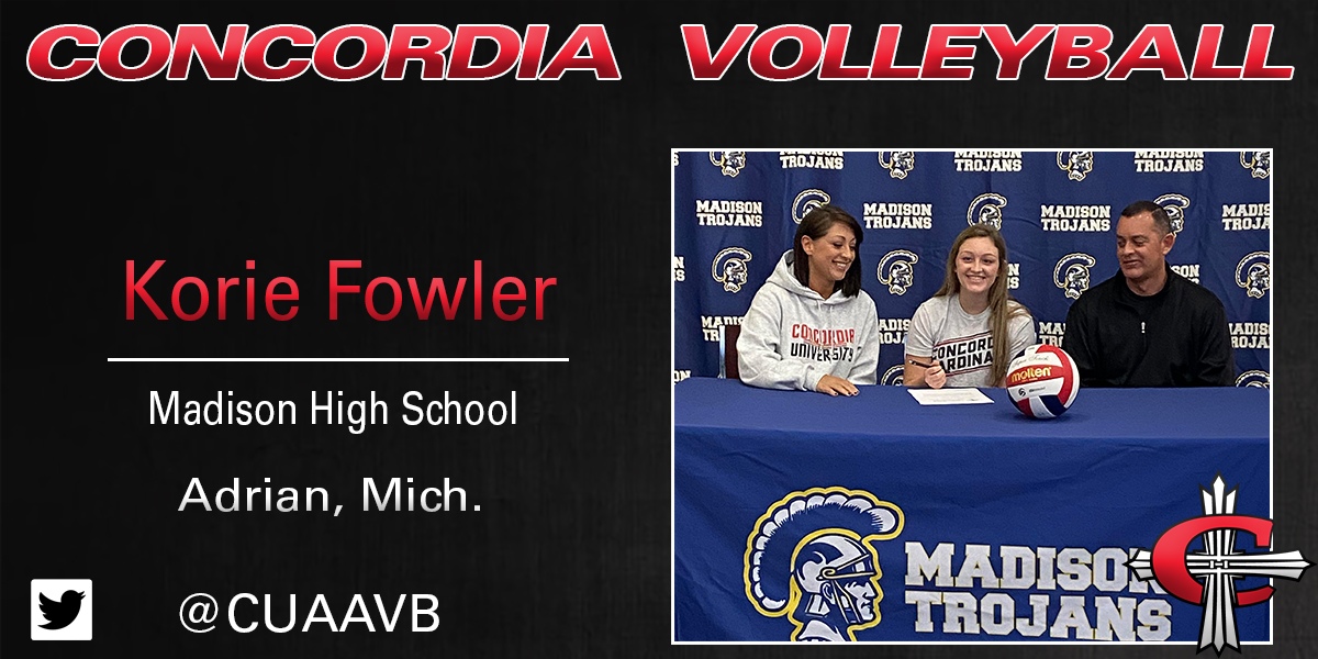 Madison standout Korie Fowler signs with Concordia Volleyball