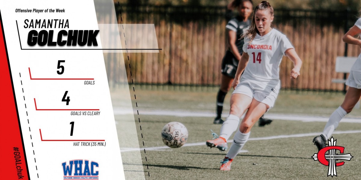 WHAC names Golchuk Offensive Player of the Week