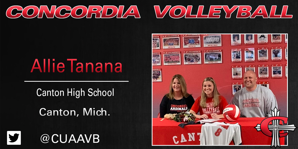 Allie Tanana signs with Cardinal Volleyball