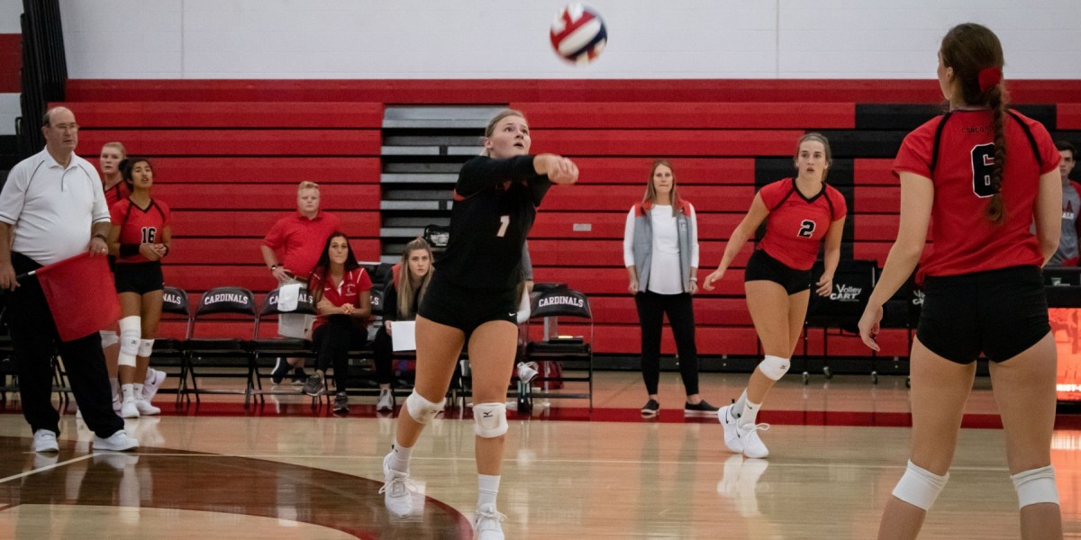 Wolverines' take down the Cardinals with three set comeback
