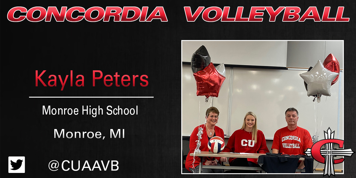 Kayla Peters signs with Concordia Volleyball