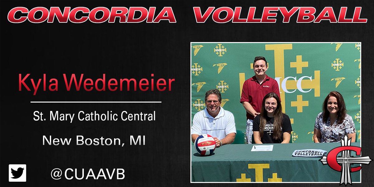 Kyla Wedemeier signs with Concordia Volleyball