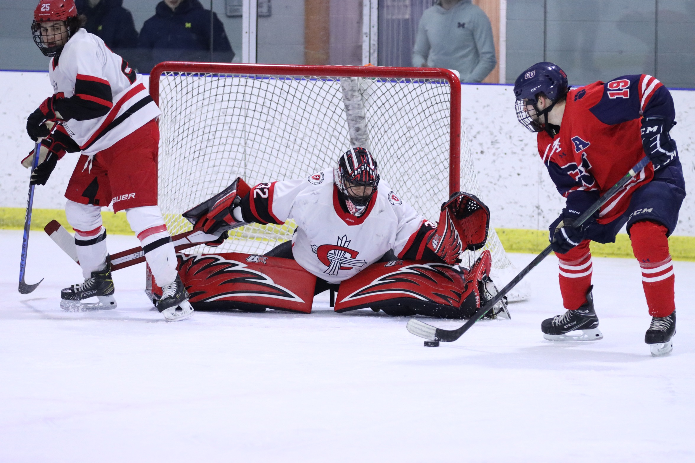 Men's Hockey uses big third period to defeat Cleary