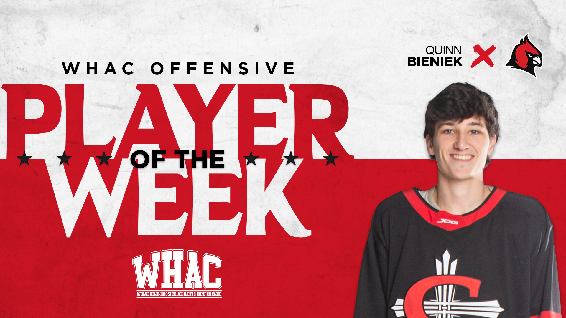 Bieniek earn's WHAC Offensive Player of the Week honors