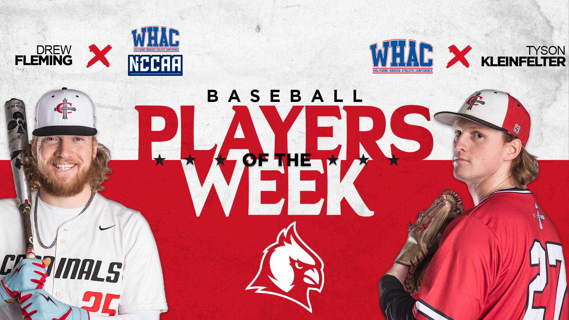 Fleming and Kleinfelter sweep WHAC honors; Fleming earns NCCAA honors as well