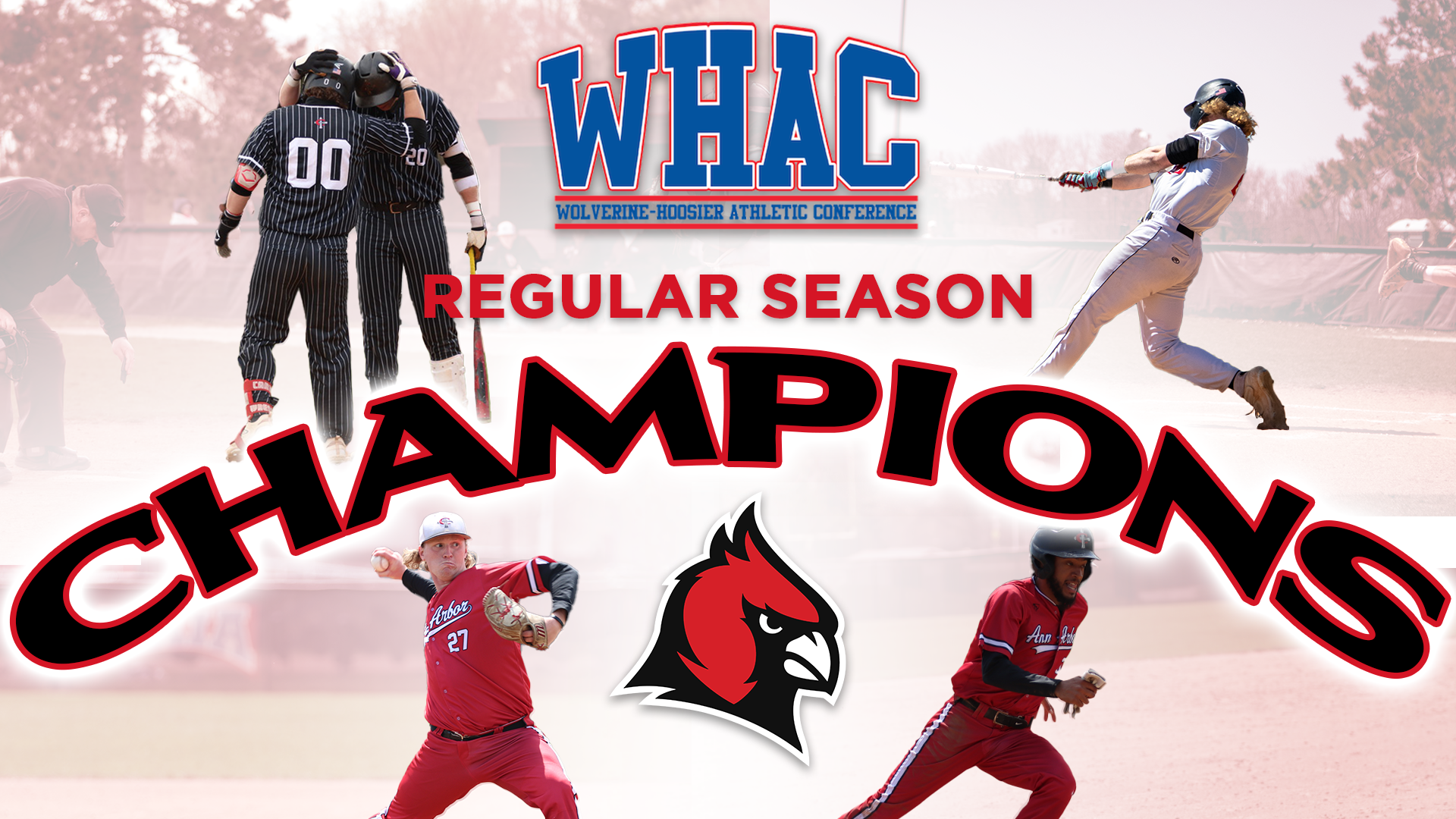 Baseball clinches WHAC Regular Season title with wins over Lawrence Tech