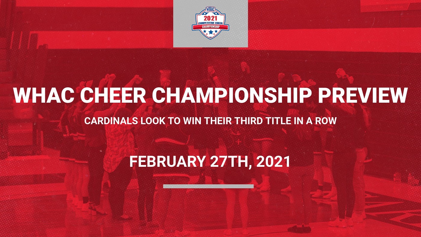 WHAC Preview: Cardinals set to host WHAC Competitive Cheer Championship on Saturday afternoon