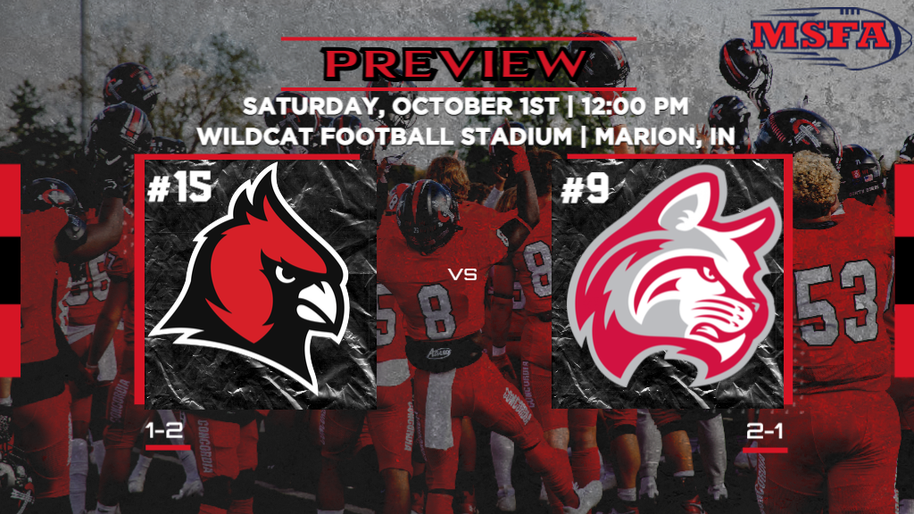 WEEK 4 GAME NOTES: Football opens MSFA Mideast play with top-25 match at Indiana Wesleyan