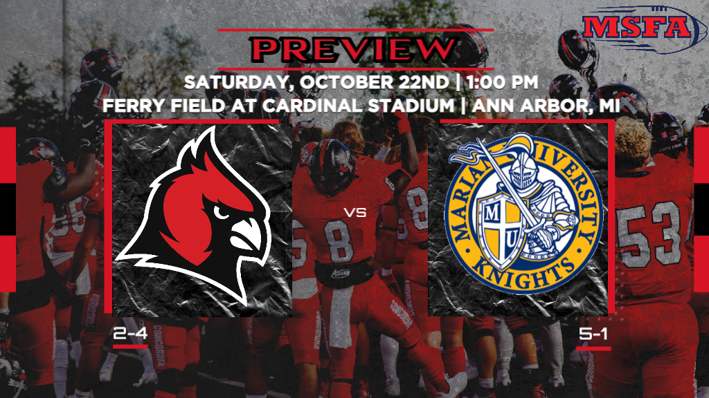 WEEK 7 GAME NOTES: Football Returns Home to Host #9 Marian