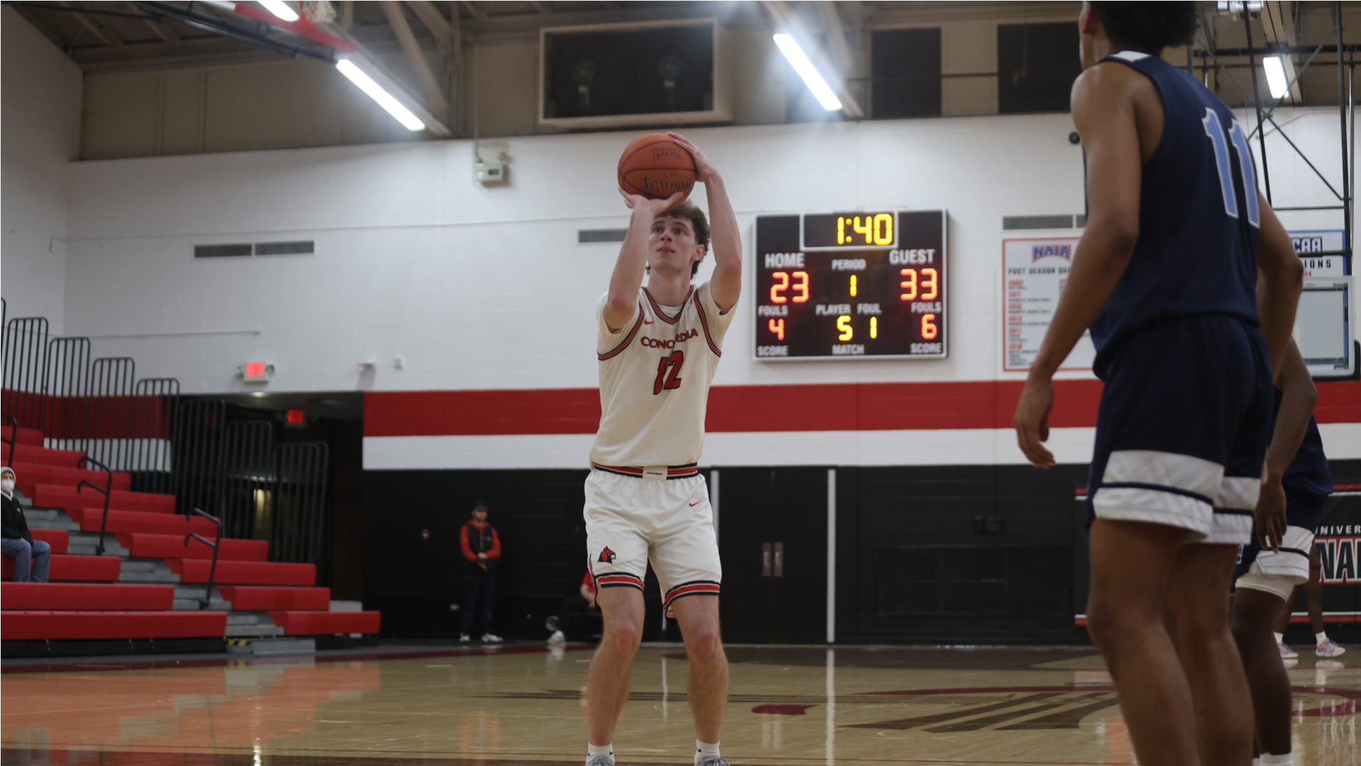 Men's Basketball overpowers Lambton College, 83-45