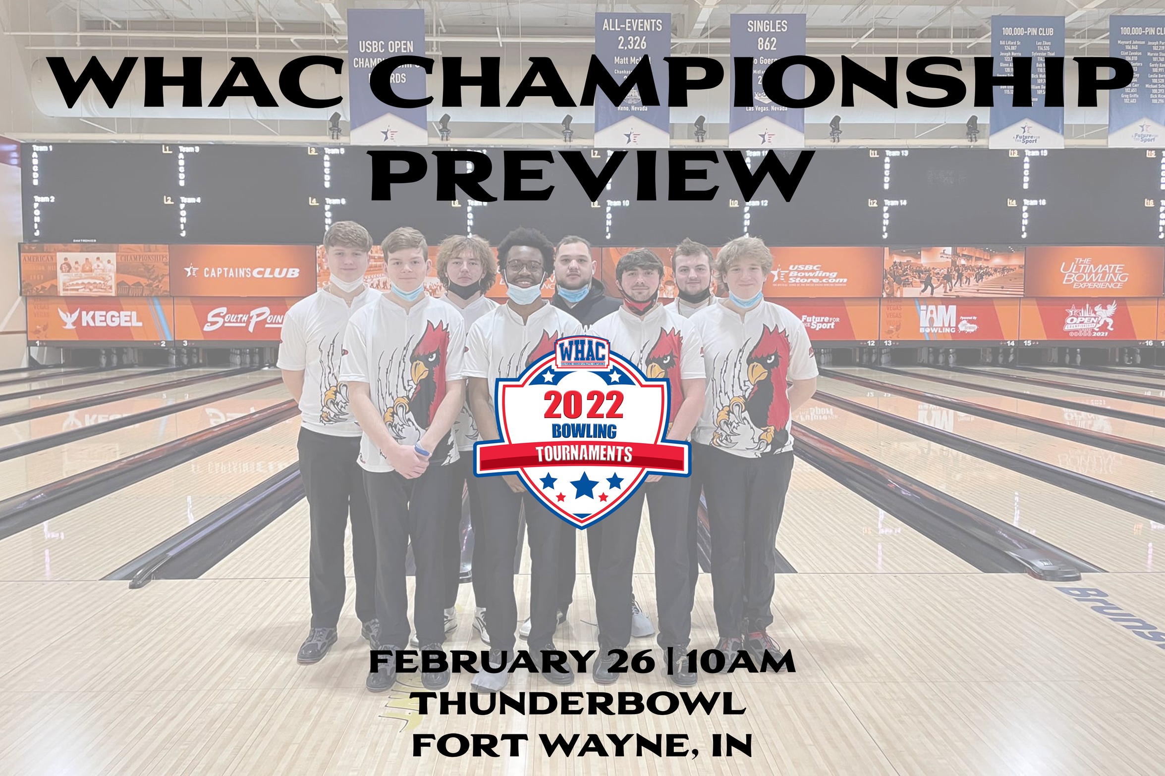Men's Bowling heads to WHAC Championships this weekend