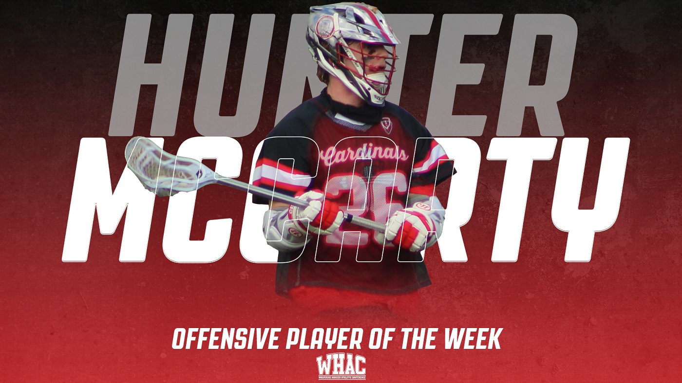 McCarty named WHAC Offensive Player of the Week
