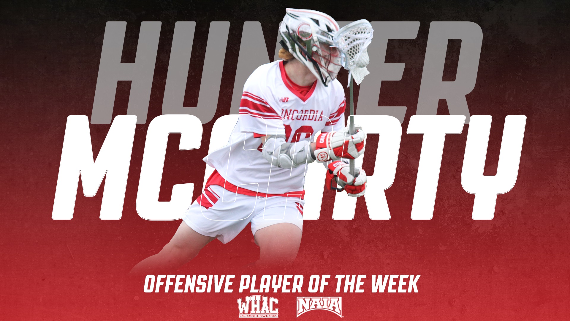 Hunter McCarty becomes the third Cardinal to be recognized by the NAIA as player of the week.
