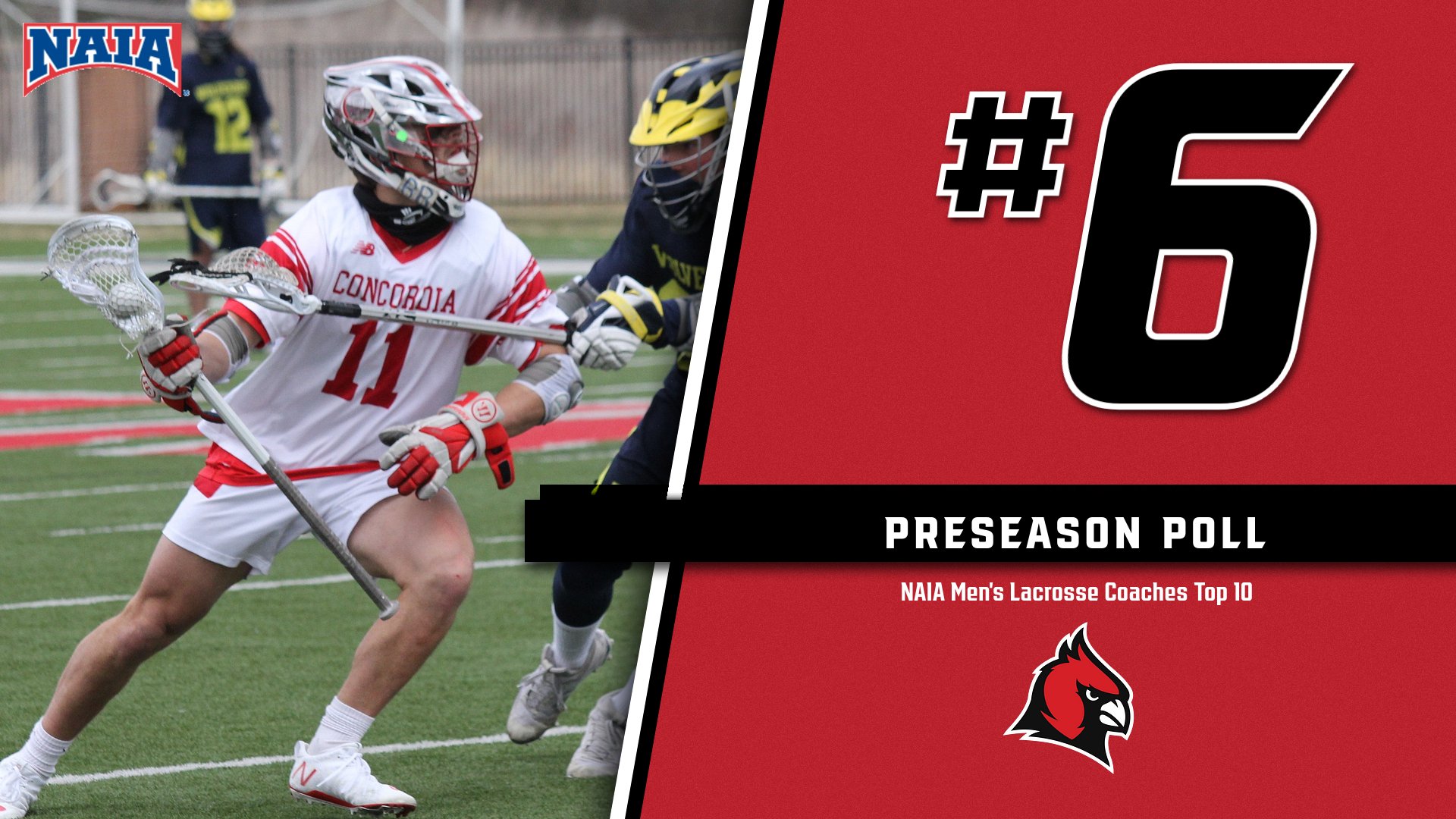 Men's Lacrosse ranked 6th in initial NAIA Top 10 poll