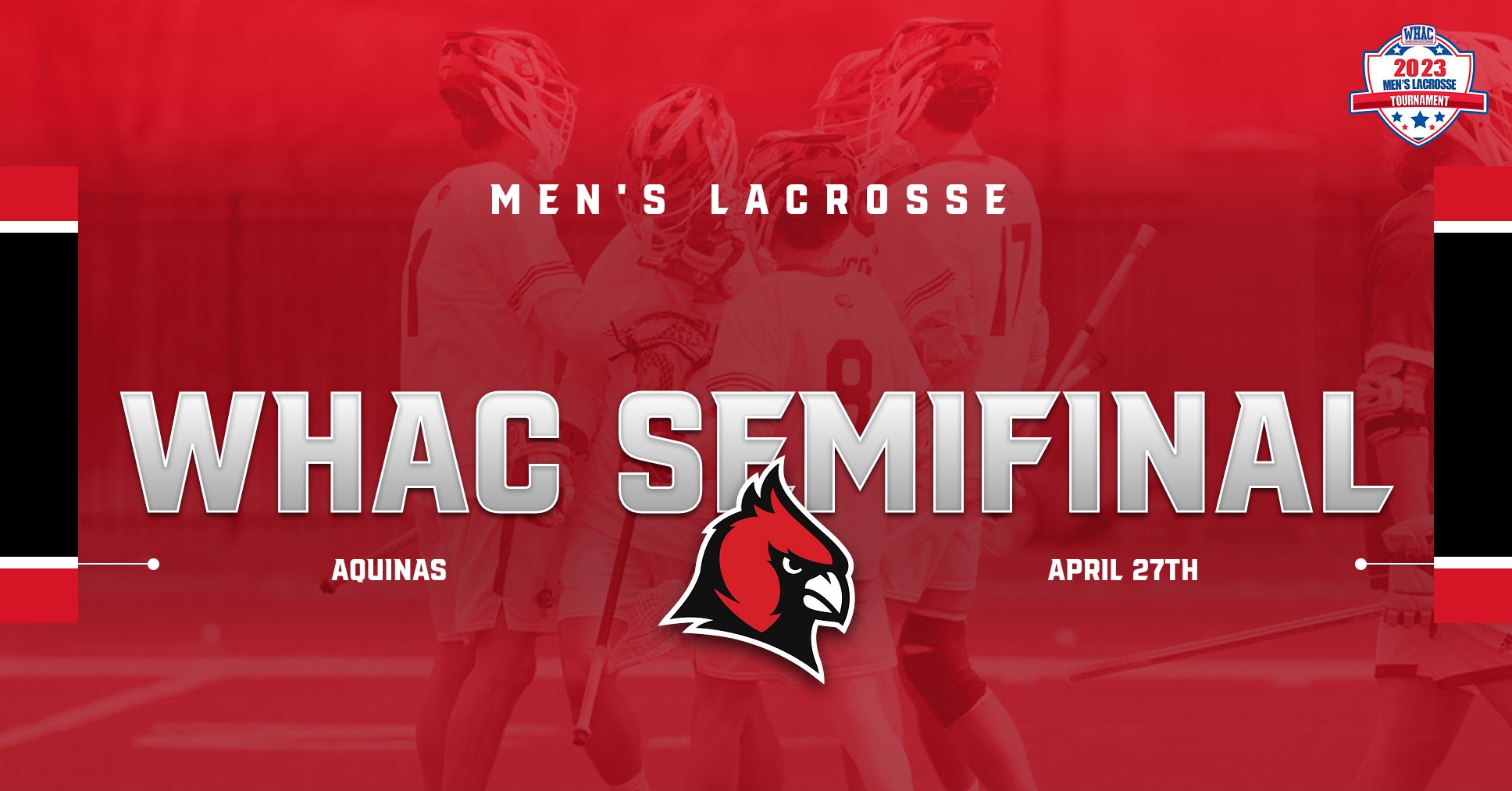 WHAC PREVIEW: Men's Lacrosse faces off with Aquinas in Semifinals
