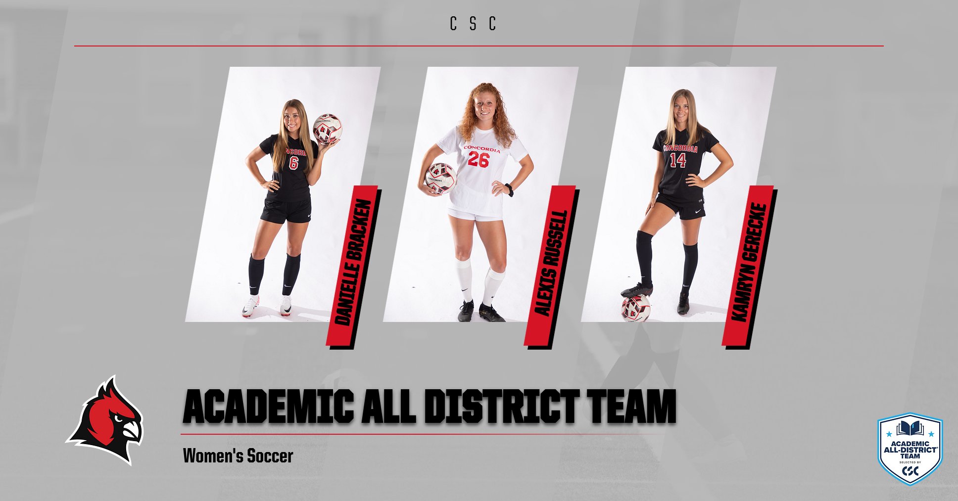 CSC Academic All District - Women's Soccer