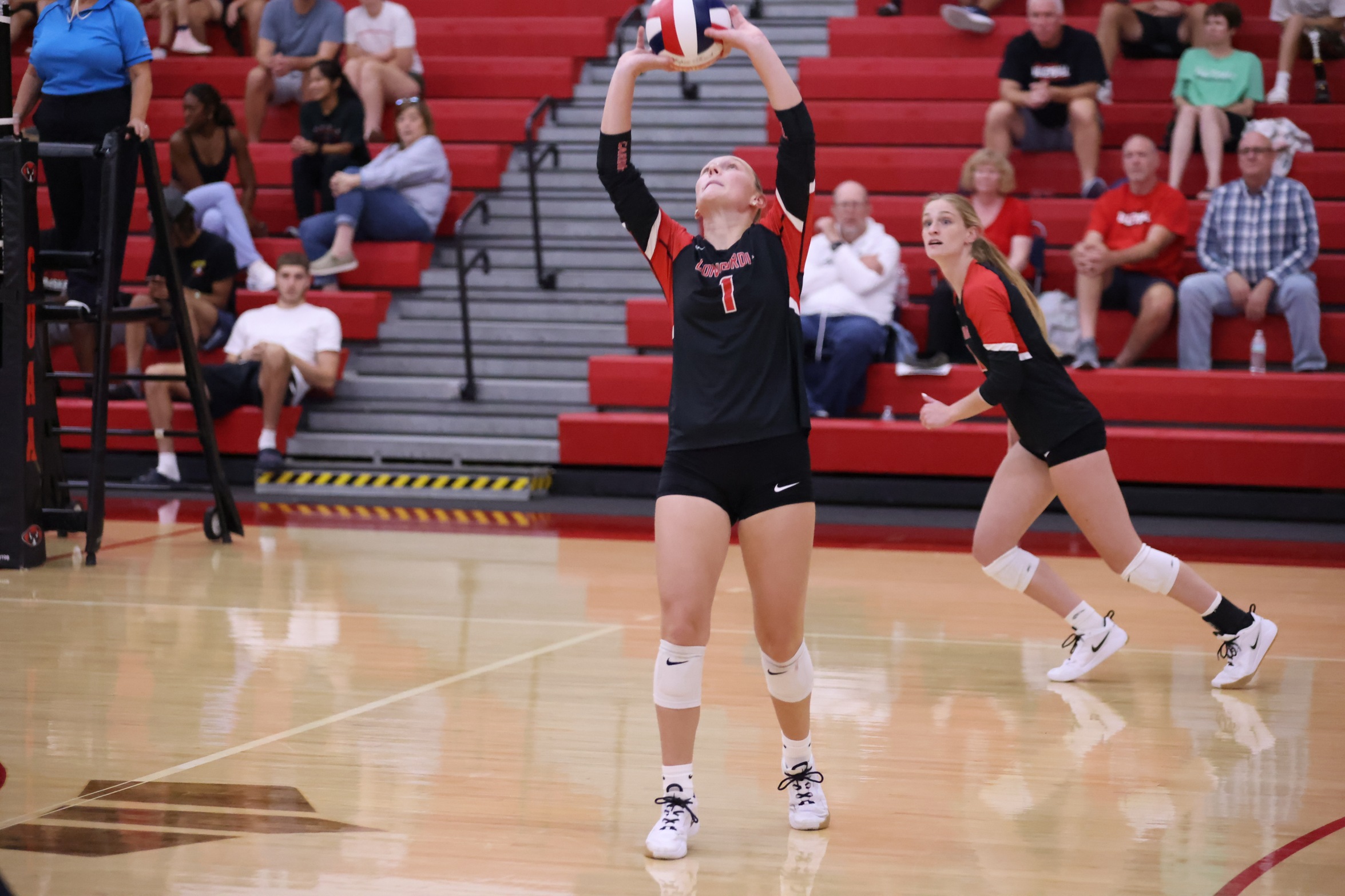 Volleyball downs Defiance College in lively five-set contest