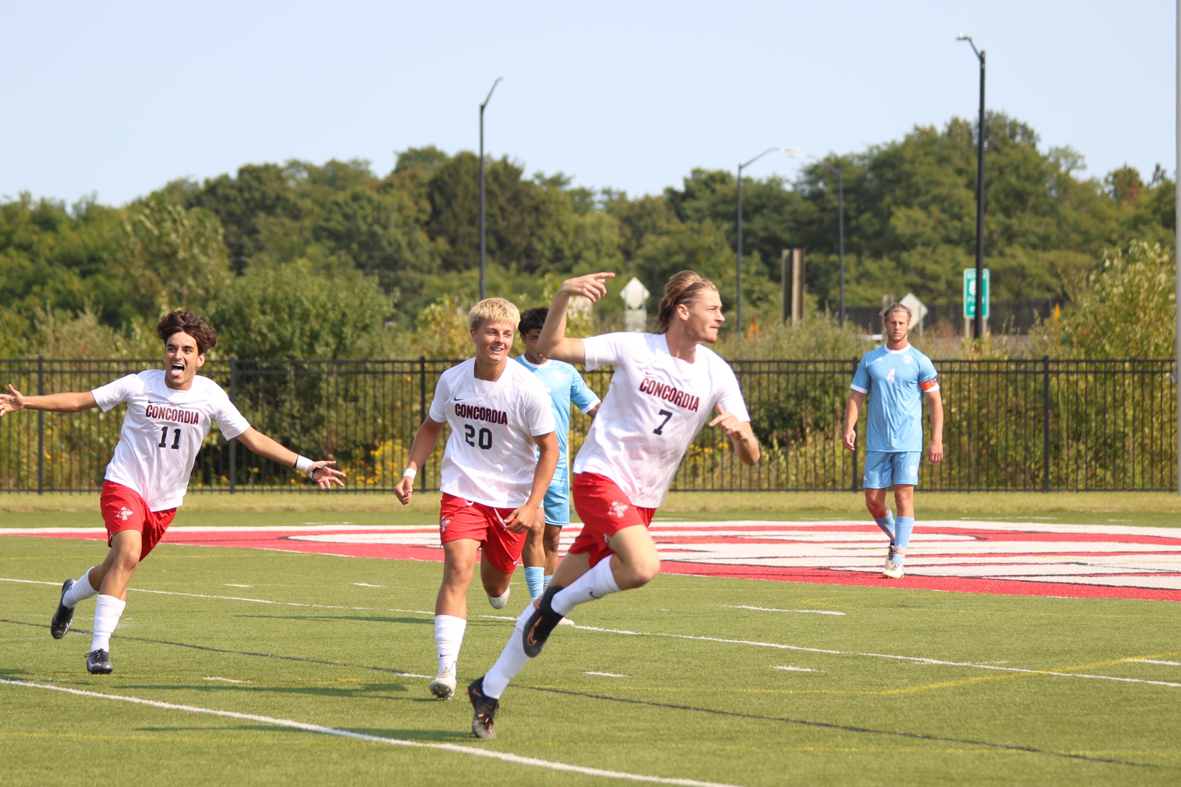 Men's Soccer earns 3-0 shutout over Grace Christian