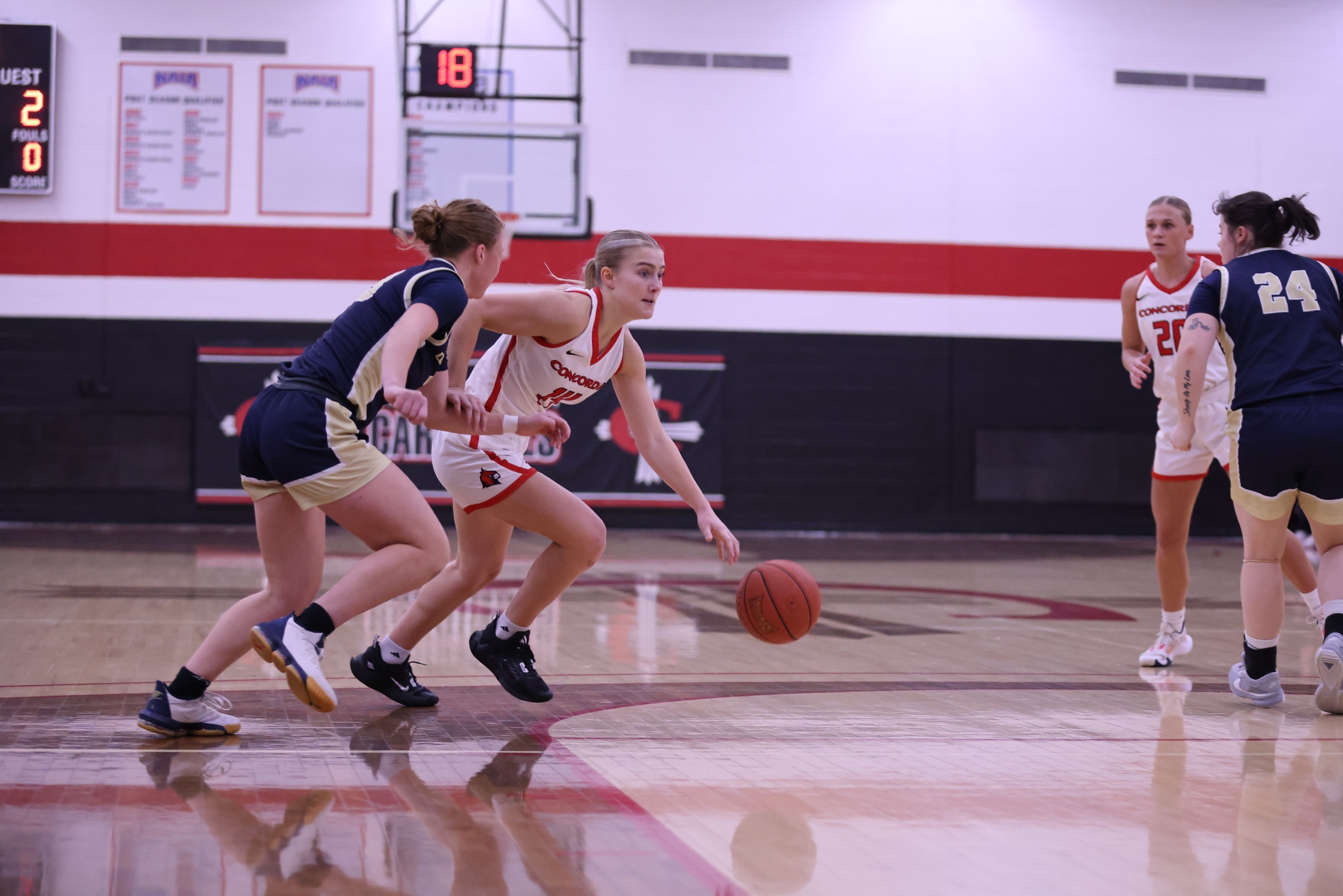 Women's Basketball outlasts Cornerstone 60-54 to remain undefeated in WHAC play