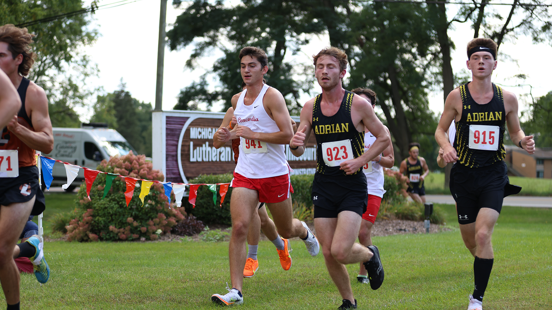 Men's Cross Country competes at the Warrior Challenge