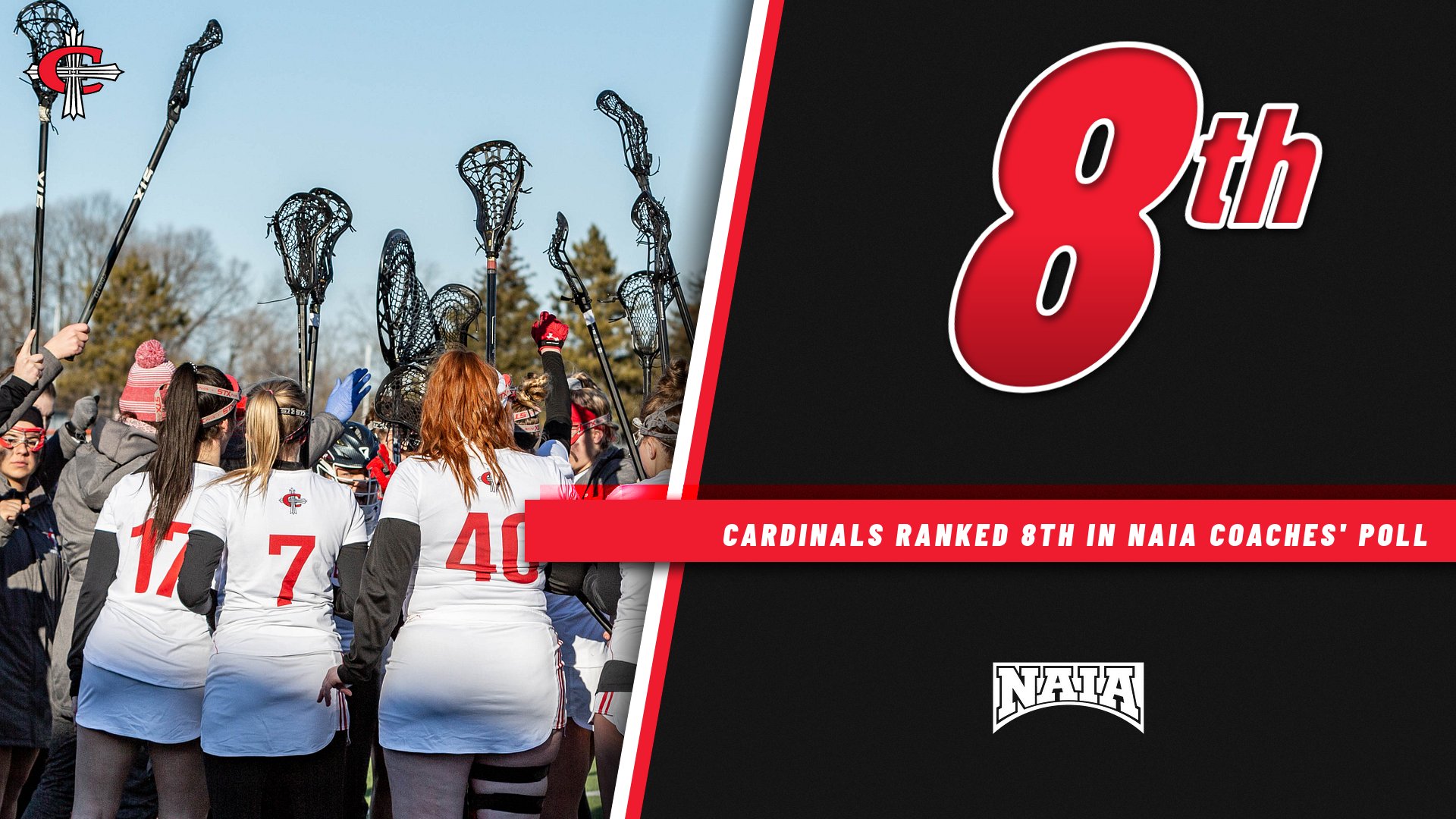 Women's lacrosse ranked 8th in NAIA Coaches' Poll