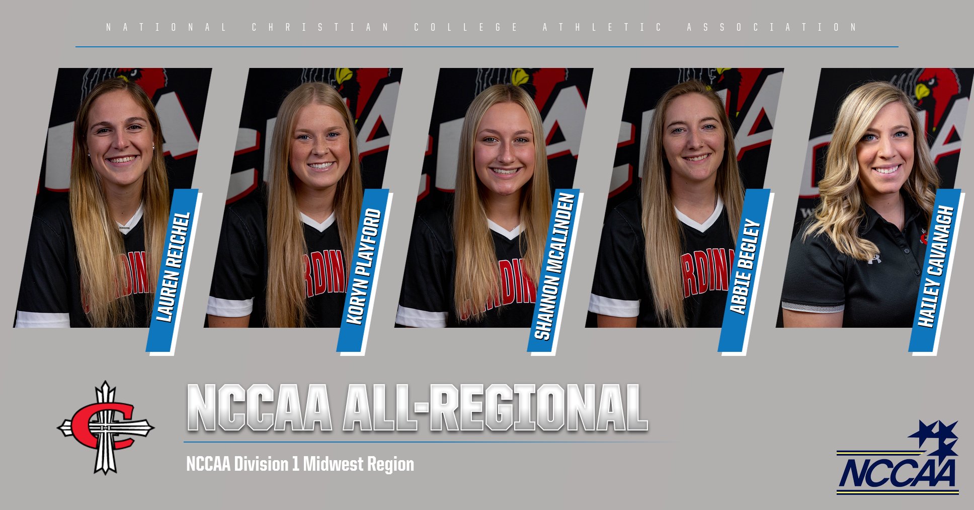 Five Cardinals named to NCCAA All-Regional Team
