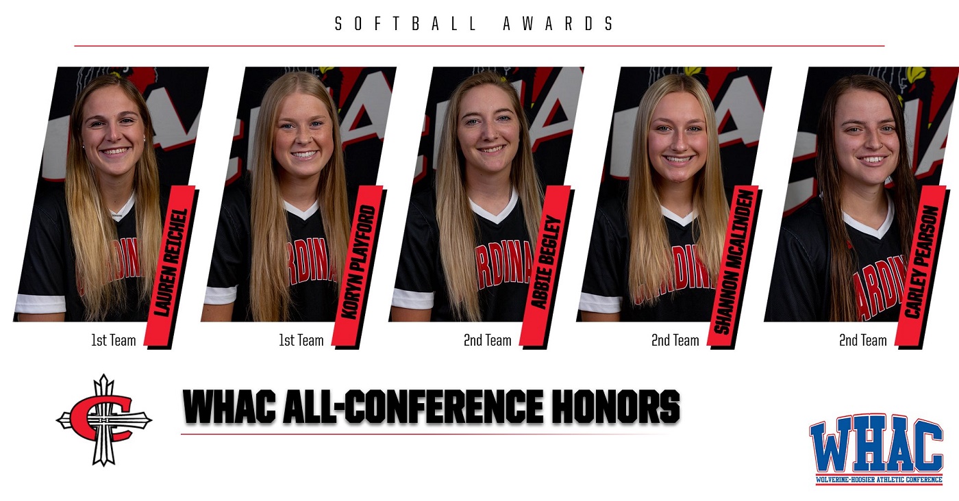 WHAC announces softball awards; Reichel and Playford earn first team honors