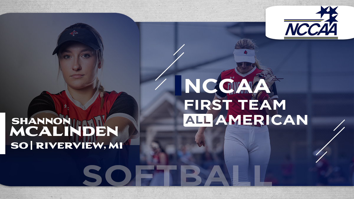 Softball’s McAlinden named to the First-Team All-American for the NCCAA