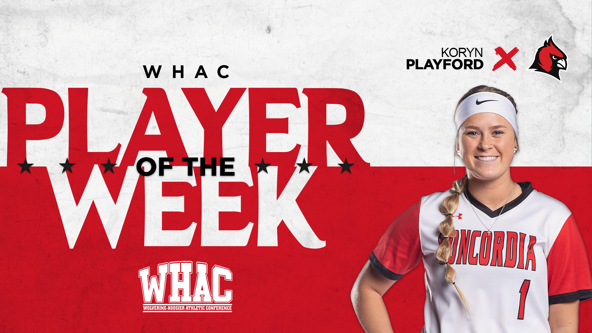 Playford takes home WHAC & NCCAA Player of the Week honors