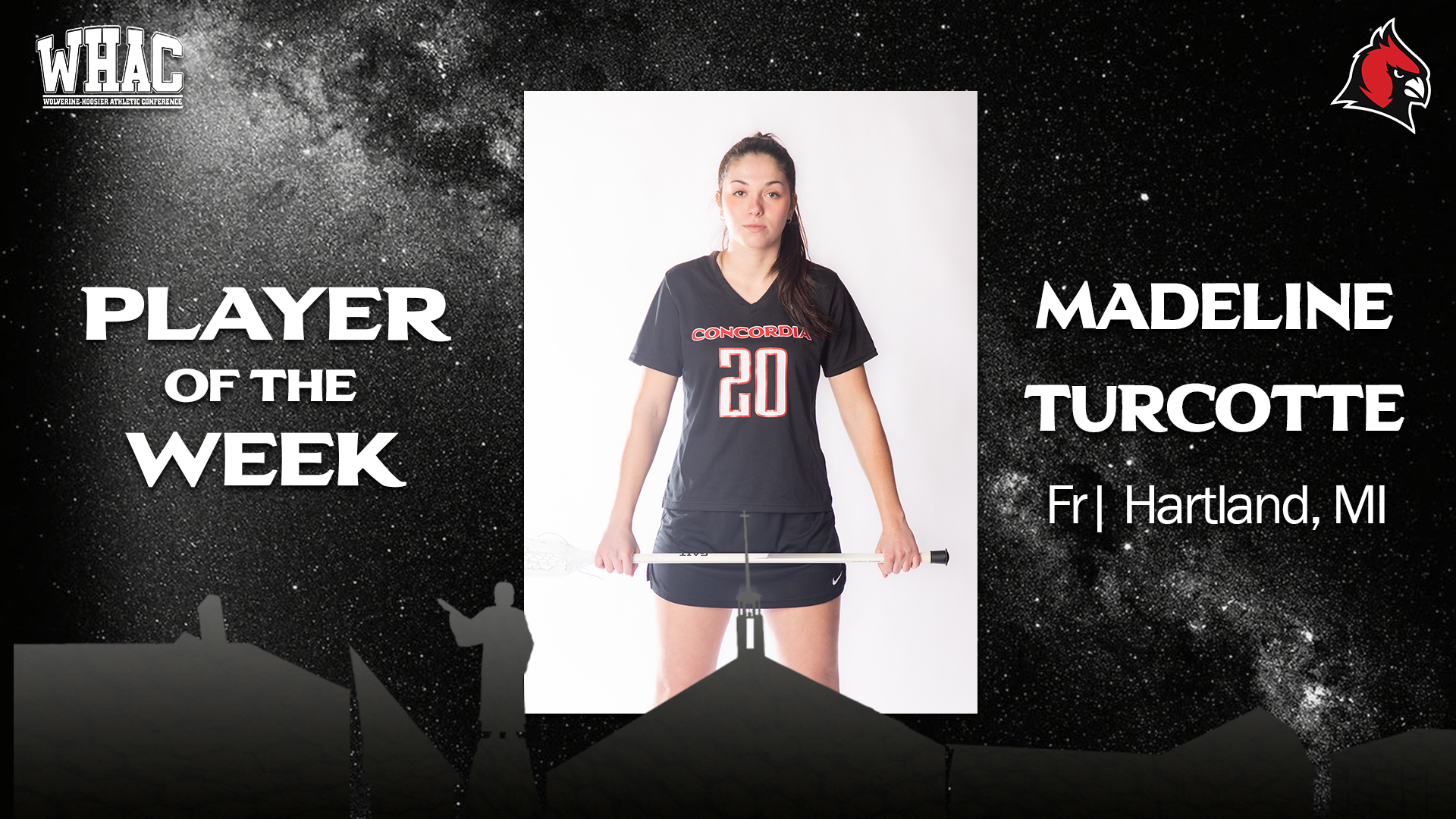 Madeline Turcotte earns WHAC Defensive Player of the Week