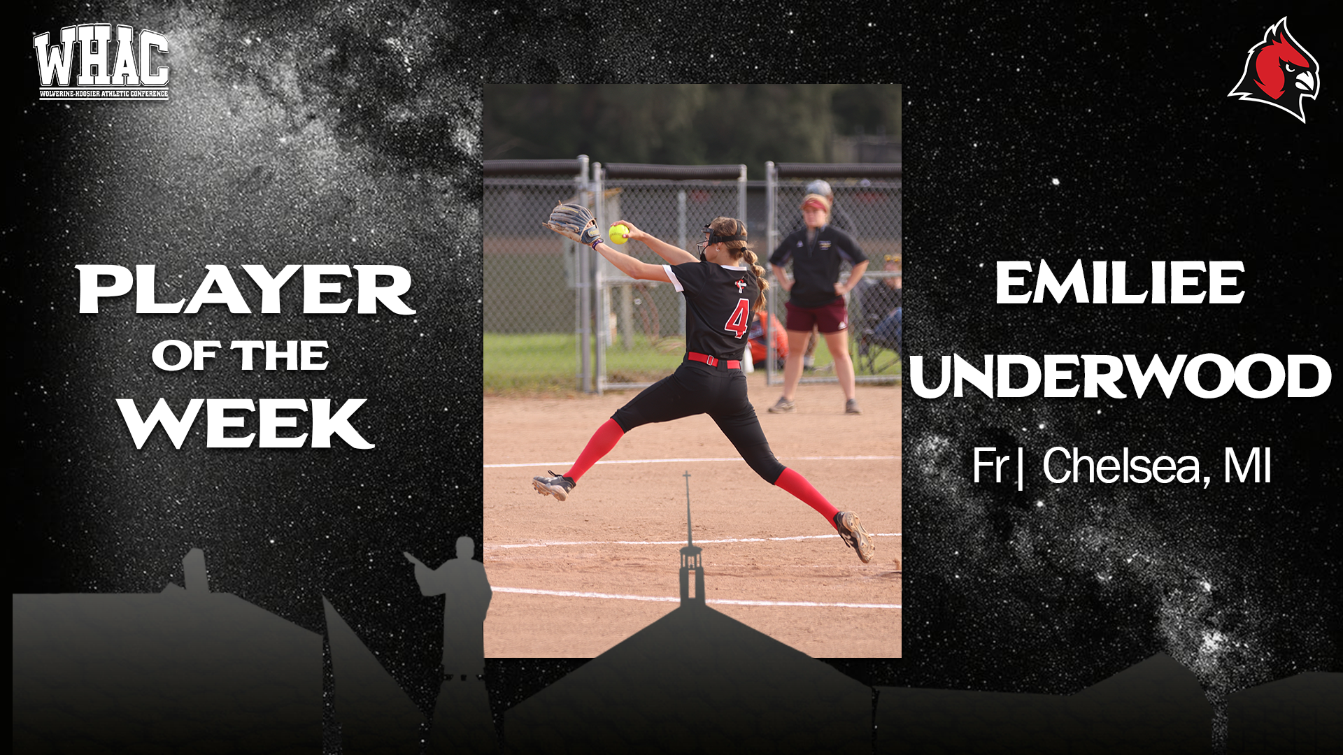 Underwood earns her first WHAC Player of the Week