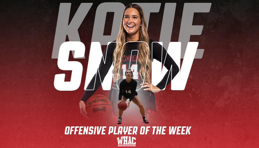 Katie Snow named WHAC Player of the Week