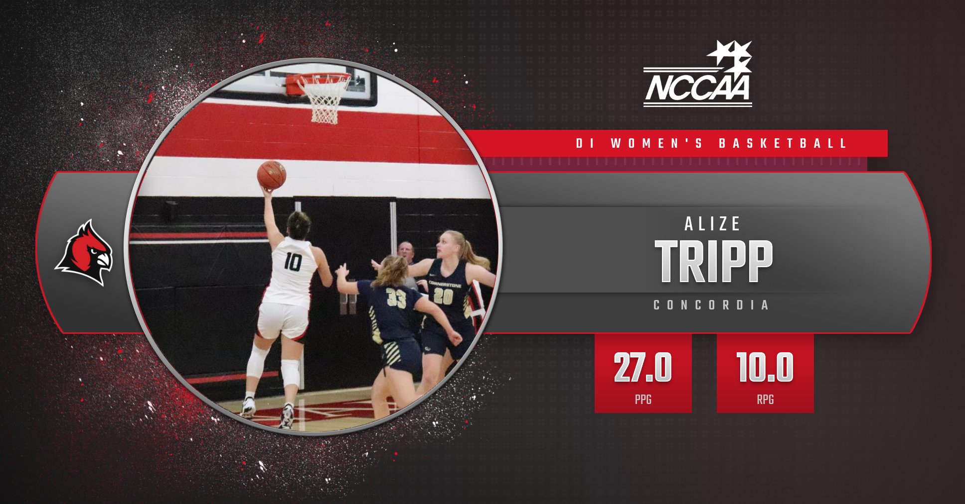 Tripp named NCCAA Student-Athlete of the Week