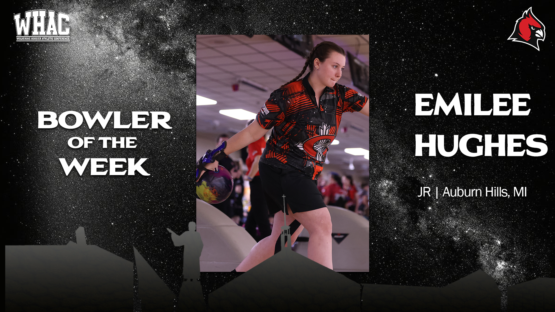 Emilee Hughes earns first WHAC Bowler of the Week of her career