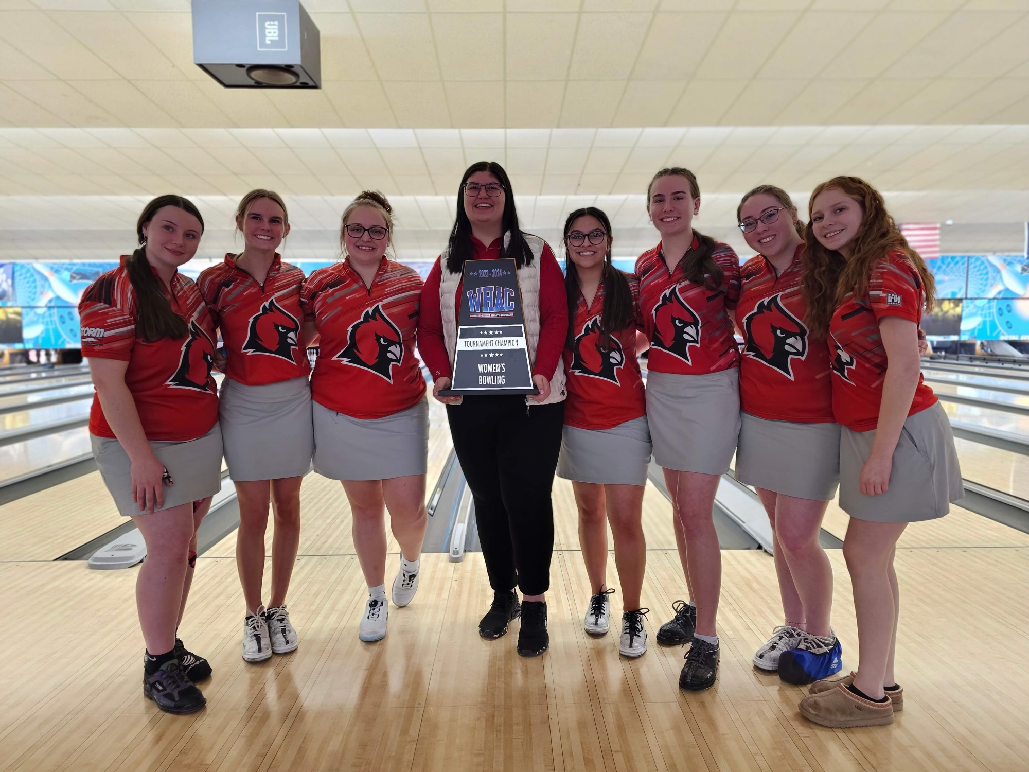WHAC CHAMPIONS: Women's Bowling takes home 3rd WHAC Tournament Championship in Program HIstory