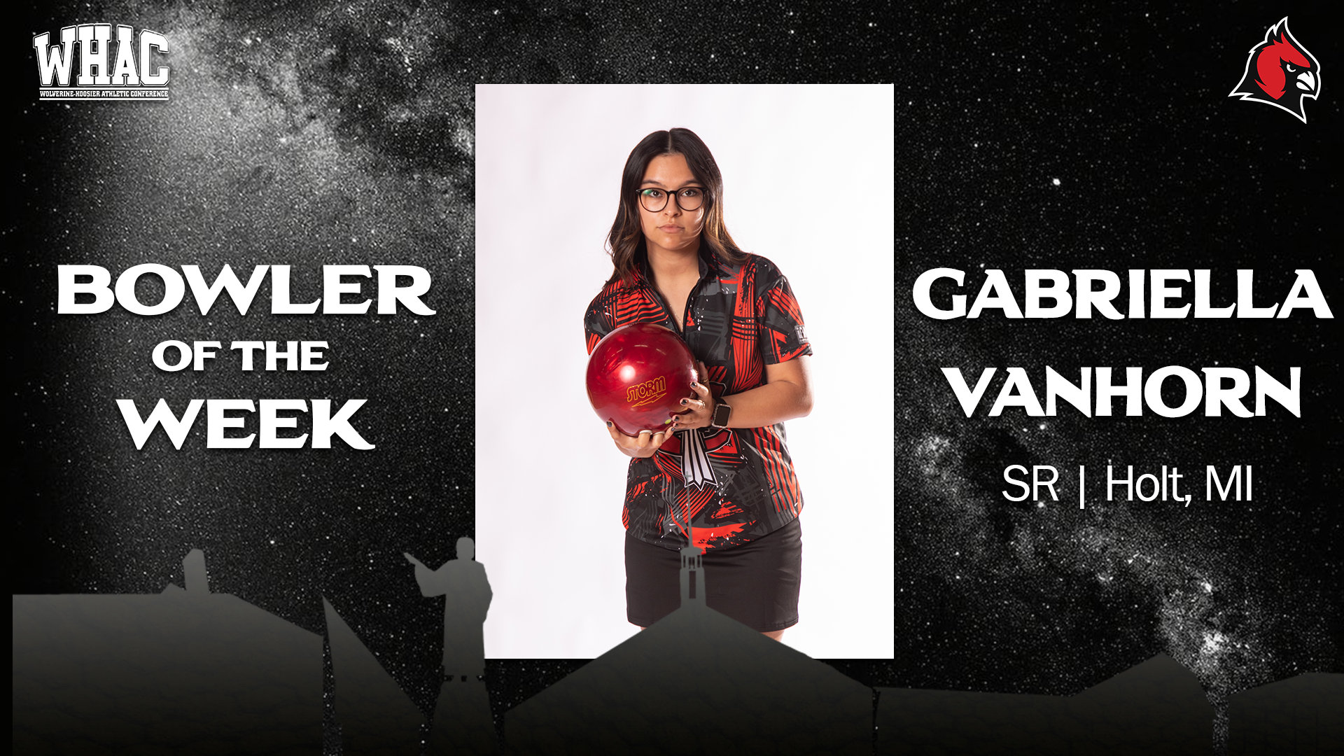 Gabriella VanHorn earns her first WHAC Bowler of the Week of the season