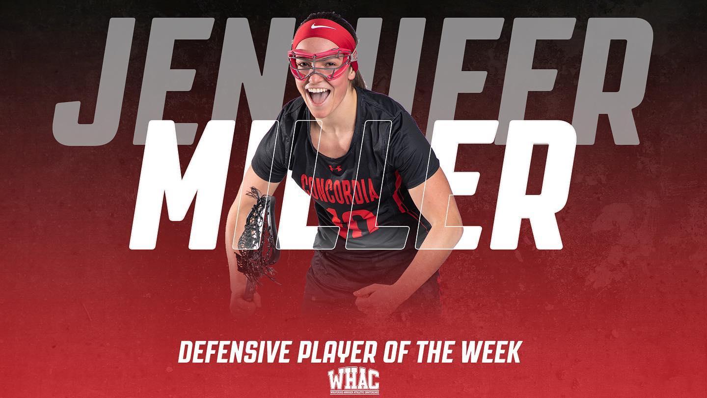 Miller earned her second player of the week of the season and fourth in her career