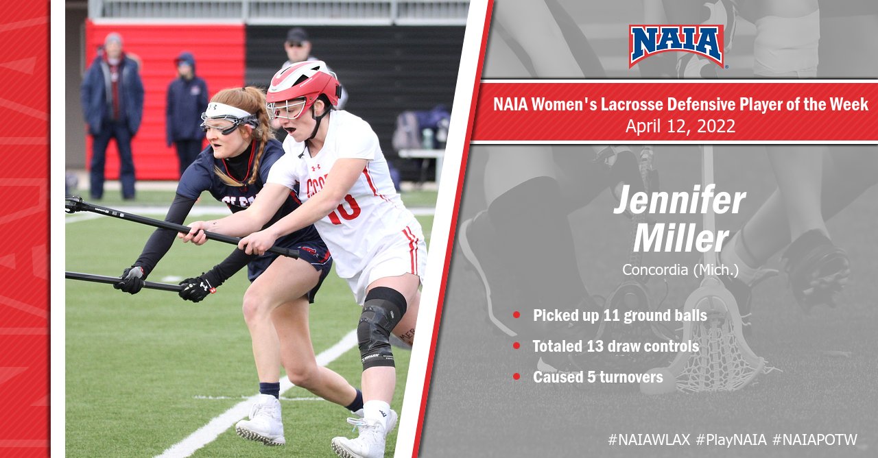 Miller wins NAIA Defensive Player of the Week Honors