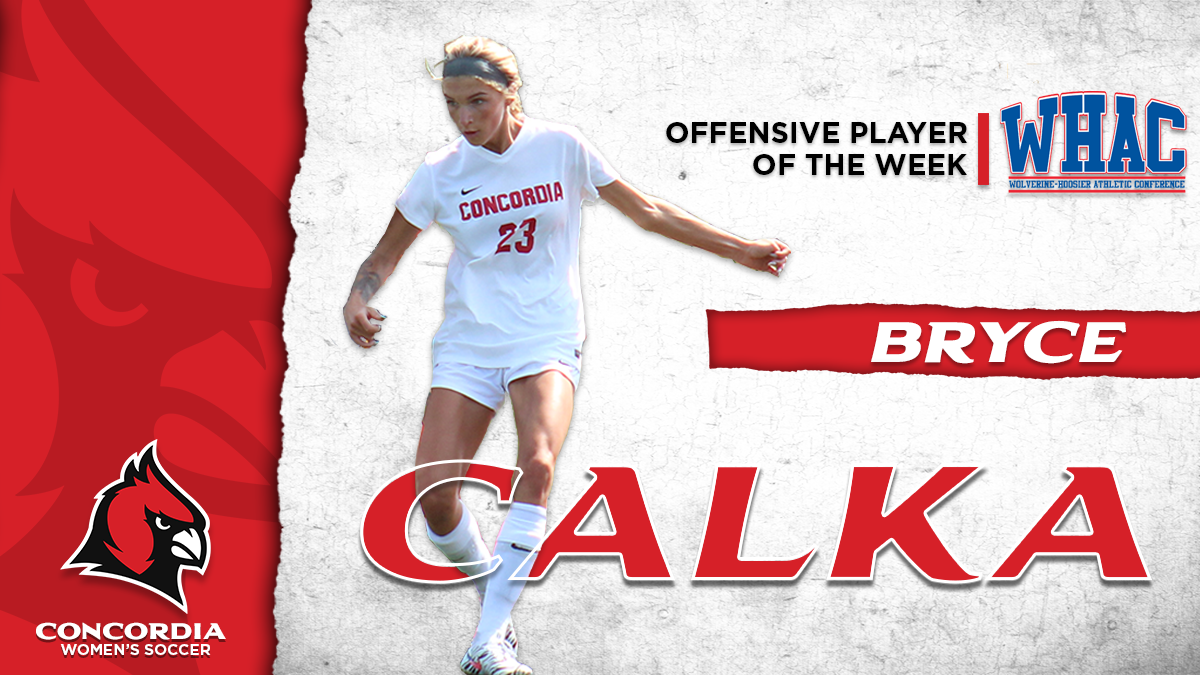 Calka named WHAC Offensive Player of the Week
