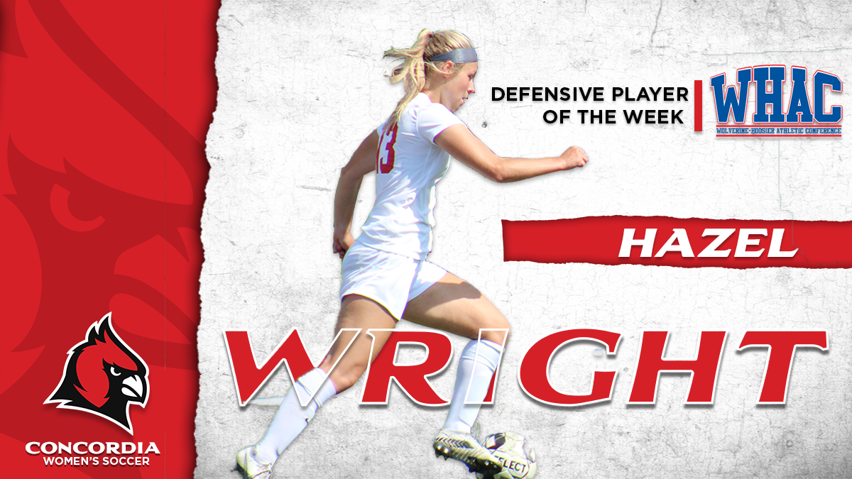 Hazel Wright named WHAC Defensive Player of the Week