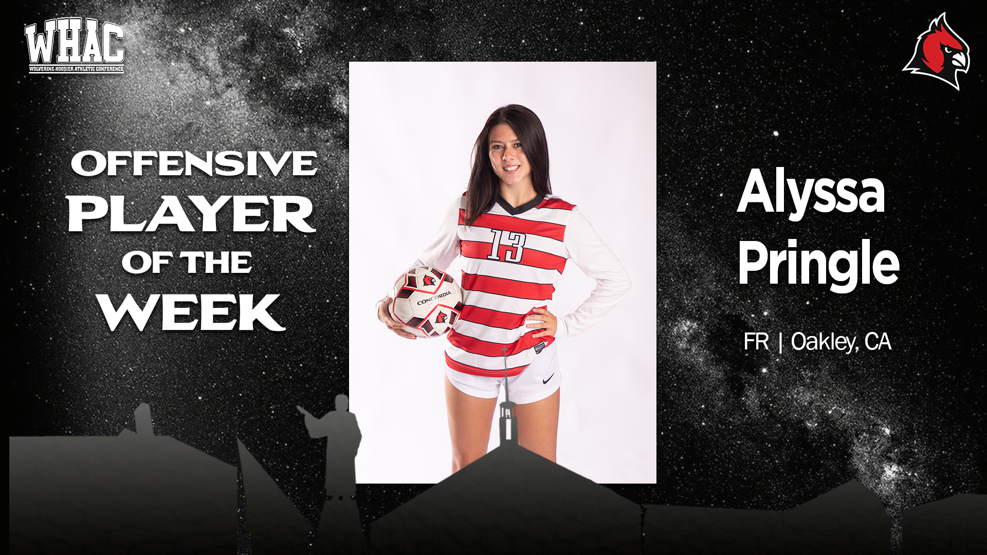 Alyssa Pringle Named WHAC Offensive Player of the Week