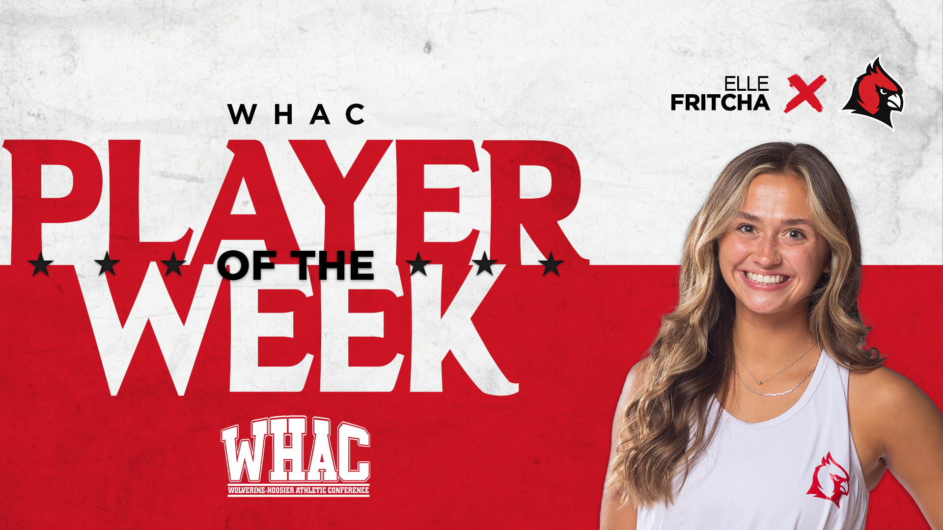 Fritcha picks up WHAC Player of the Week honors