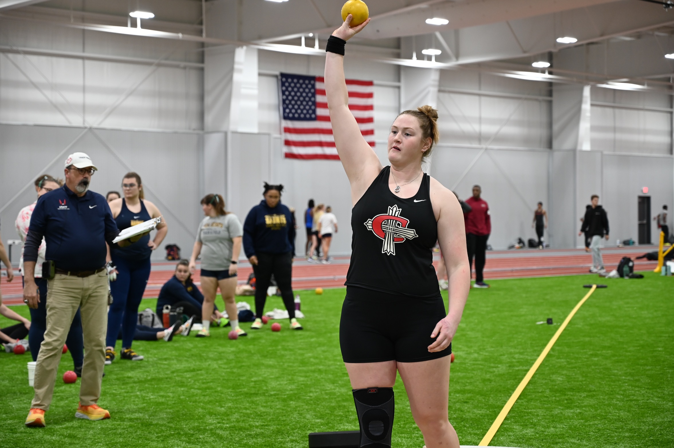 NAIA PREVIEW: Women's Track and Field's Korte prepared for Shot Put Event